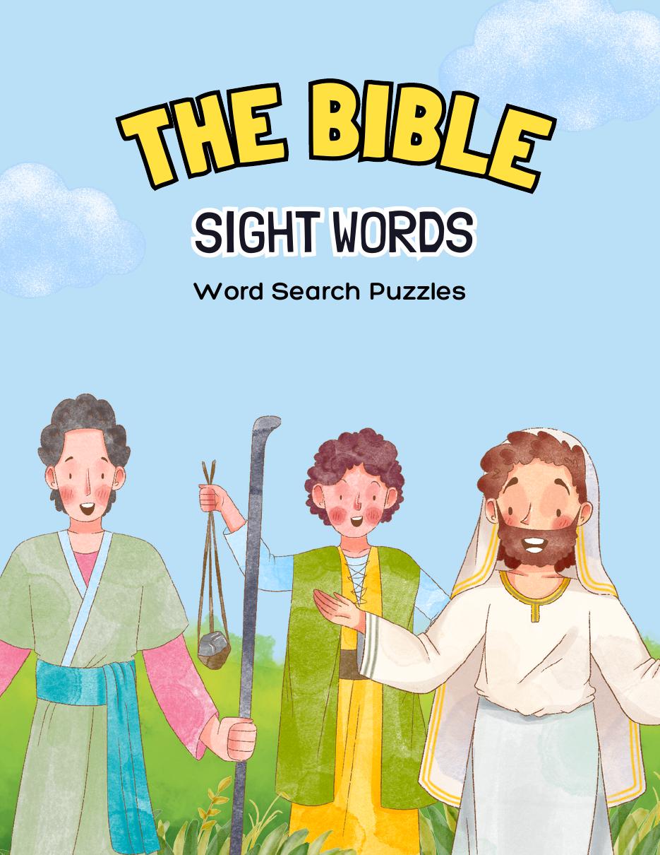 Bible Word Search printable cover