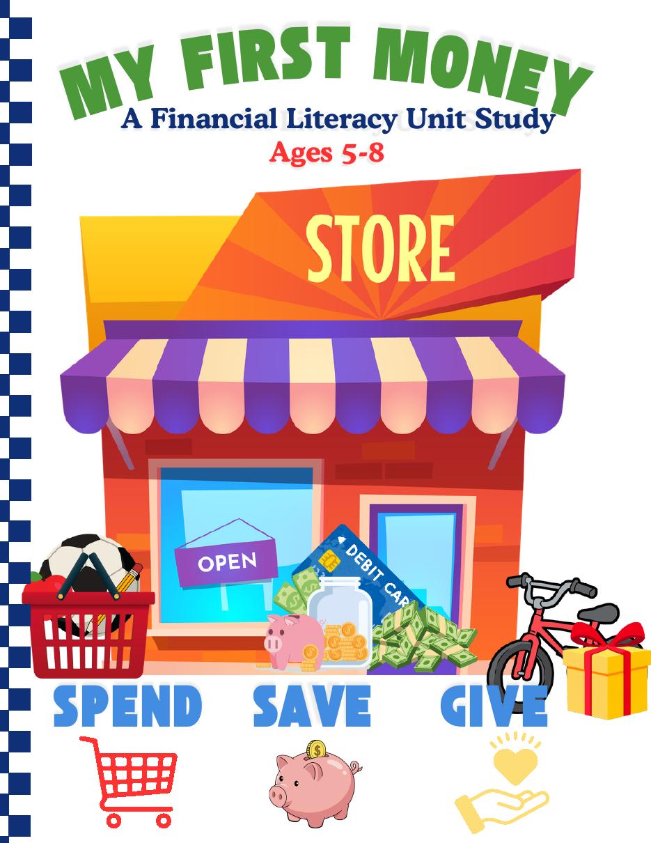 My First Money Financial Literacy Unit Study cover
