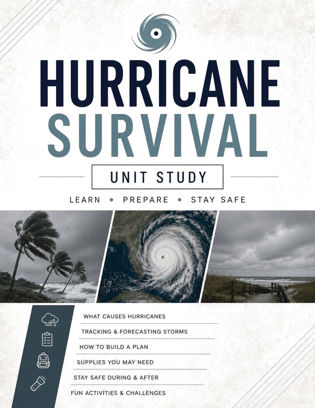 Free Hurricane Survival Unit Study cover