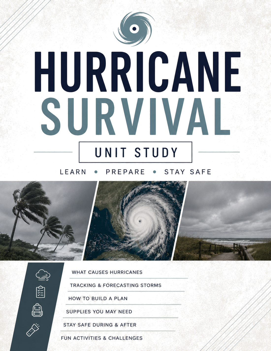 Free Hurricane Survival Unit Study cover