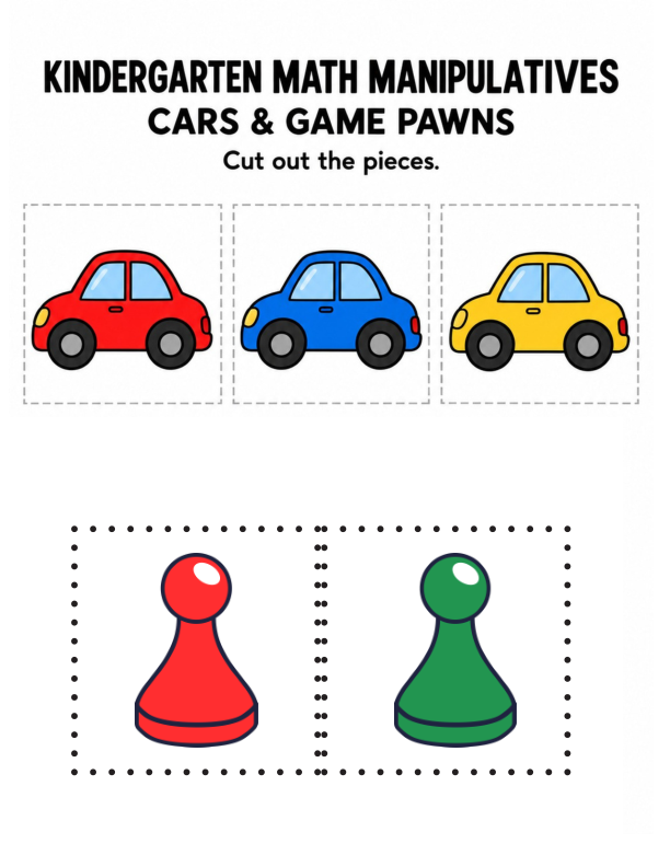 Kindergarten Math Manipulatives preview