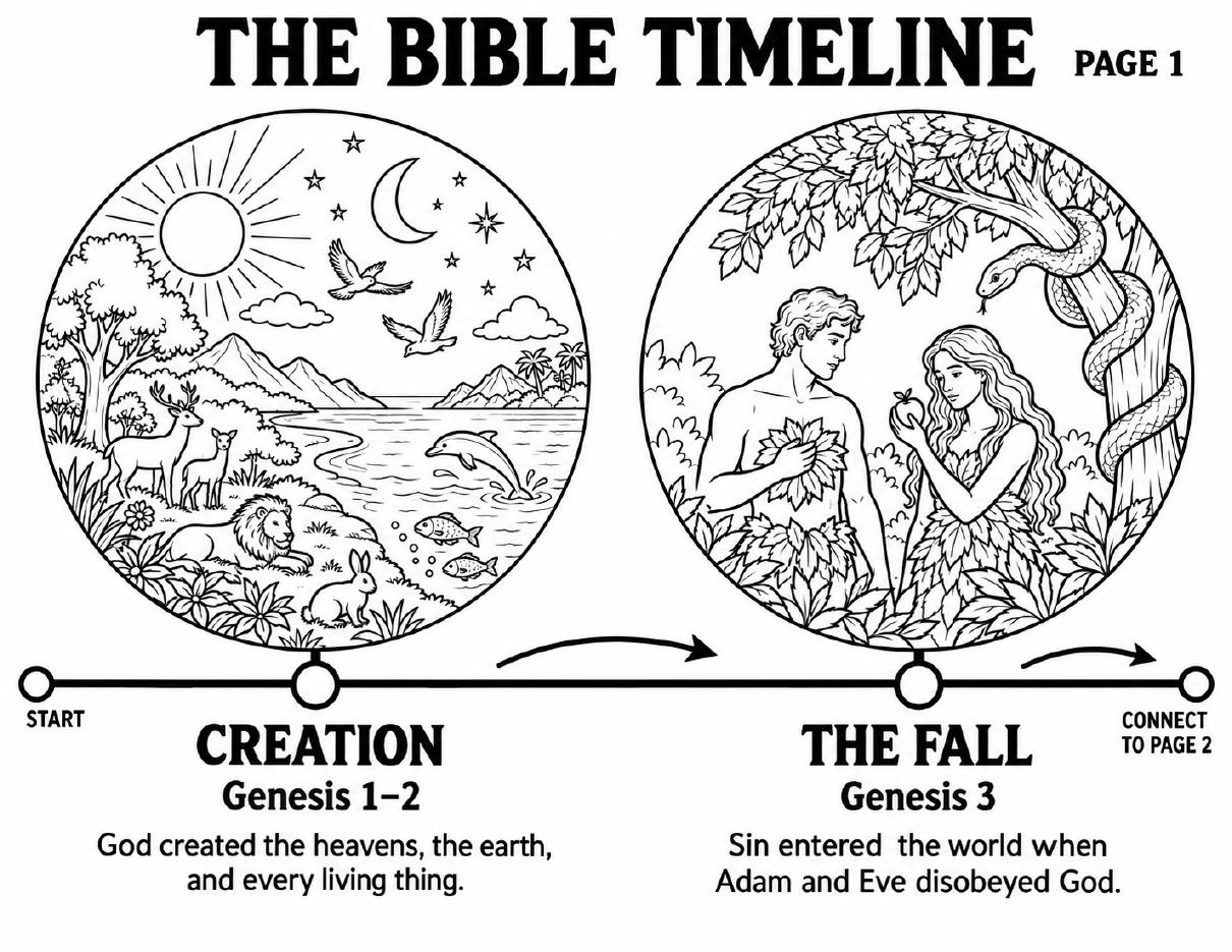 Picture Bible Timeline for Kids cover